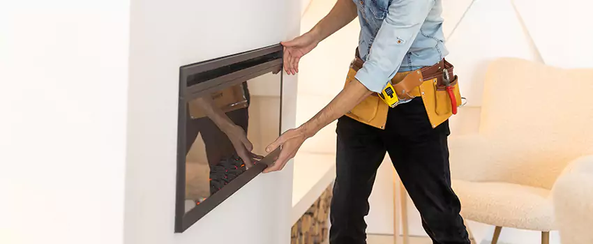 Metal Fireplace Installation in Temple, Texas