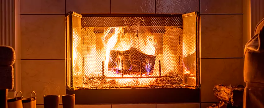 Mendota Hearth Landscape Fireplace Installation in Temple, Texas