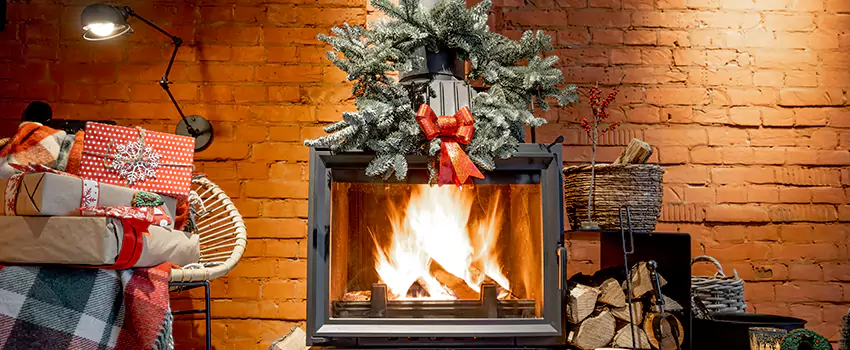 Travis Industries Linear Gas Fireplace Installation in Temple, Texas