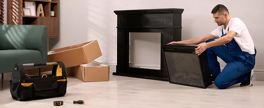 Old Rusted Metal Fireplace Repair And Replacement in Temple, TX